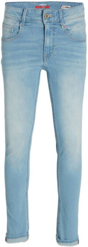 VINGINO skinny jeans ALESSANDRO light vintage Blauw Jongens Stretchdenim 116