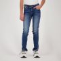 VINGINO skinny jeans Amiche dark used Blauw Meisjes Denim Effen 128 - Thumbnail 1