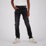VINGINO skinny jeans APACHE black vintage Zwart Jongens Stretchdenim Effen 104 - Thumbnail 1