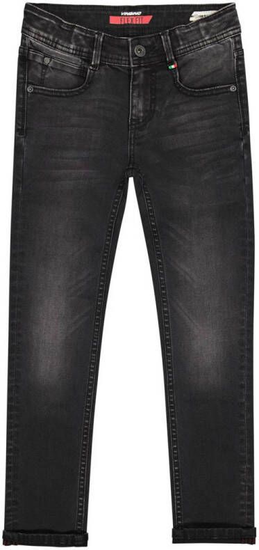 VINGINO skinny jeans APACHE black vintage Zwart Jongens Stretchdenim Effen 104 - Foto 2