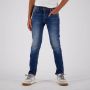 VINGINO skinny jeans APACHE blue vintage Blauw Jongens Stretchdenim 128 - Thumbnail 2