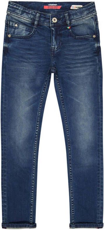 VINGINO skinny jeans APACHE deep dark Blauw Jongens Stretchdenim Effen 116 - Foto 2