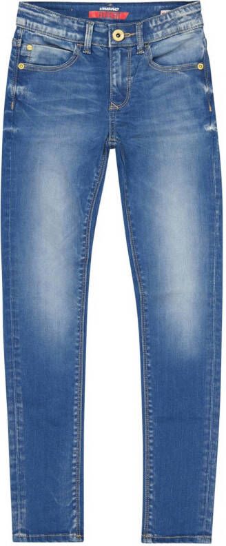 VINGINO skinny jeans BLISS mid blue wash Blauw Meisjes Katoen 170