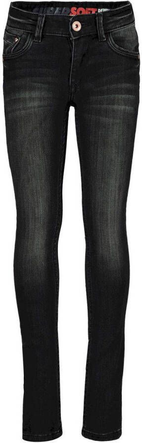 VINGINO skinny jeans dark grey vintage Grijs Meisjes Stretchdenim 128