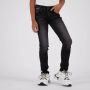 VINGINO super skinny jeans BETTINE black vintage Zwart Meisjes Stretchdenim 104 - Thumbnail 1