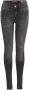 VINGINO super skinny jeans Bianca black vintage Zwart Meisjes Stretchdenim 116 - Thumbnail 1