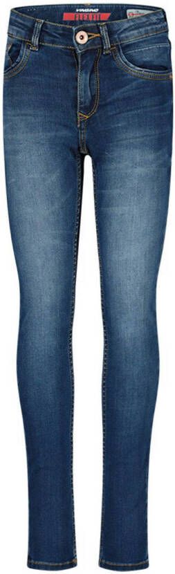 VINGINO super skinny jeans BIANCA mid blue wash Blauw Meisjes Stretchdenim 104