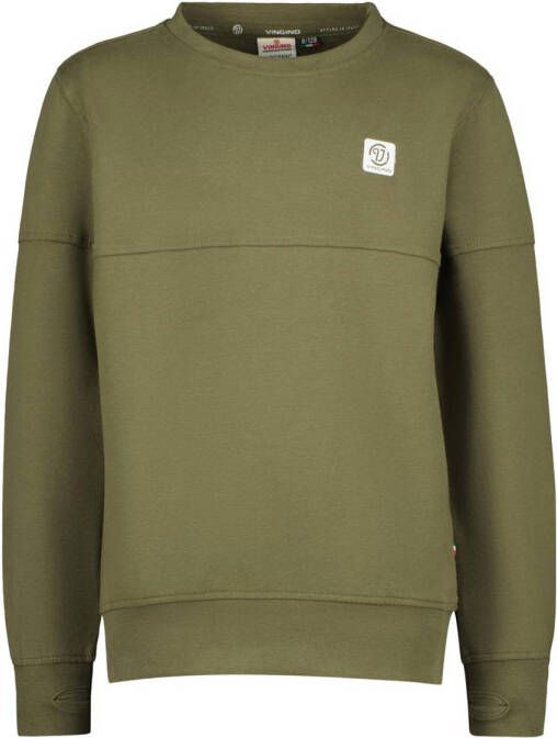 Vingino sweater army groen