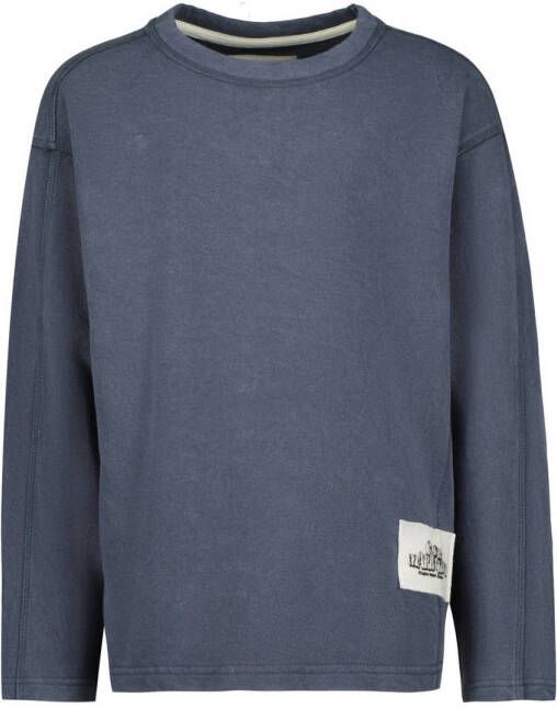 VINGINO sweater Jumper blauwgrijs Effen 140 | Sweater van