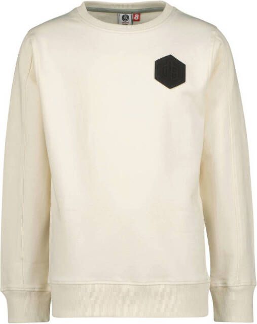 VINGINO sweater met backprint wit Jongens Katoen Ronde hals Backprint 140