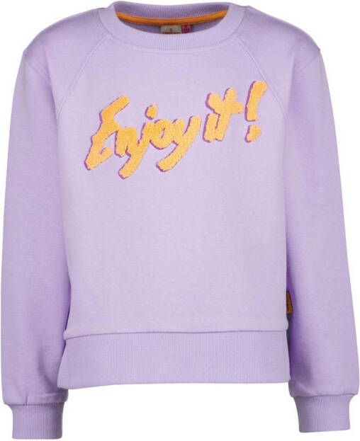 Vingino sweater met tekst lila