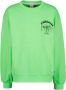 Vingino sweater MURF met backprint neon groen - Thumbnail 1