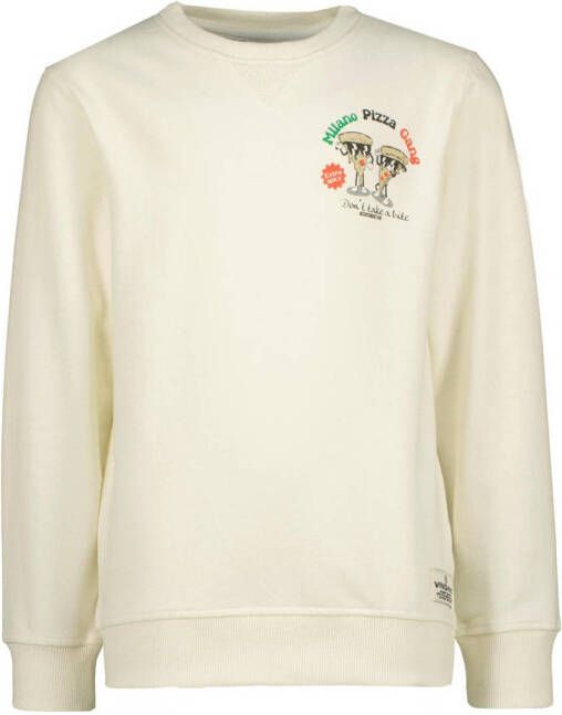 VINGINO sweater NART met backprint kikkergroen Backprint 104