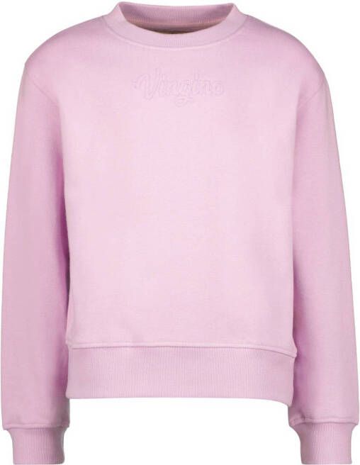 Vingino sweater Nensi met franjes roze