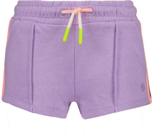 VINGINO sweatshort Rilana met zijstreep lila Paars Effen 164