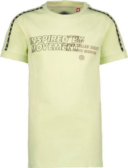 VINGINO T-shirt Hape met logo groen Jongens Katoen Ronde hals Logo 140