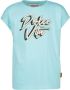 VINGINO T-shirt HELEN met tekst lichtblauw Meisjes Katoen Ronde hals Tekst 104 - Thumbnail 1