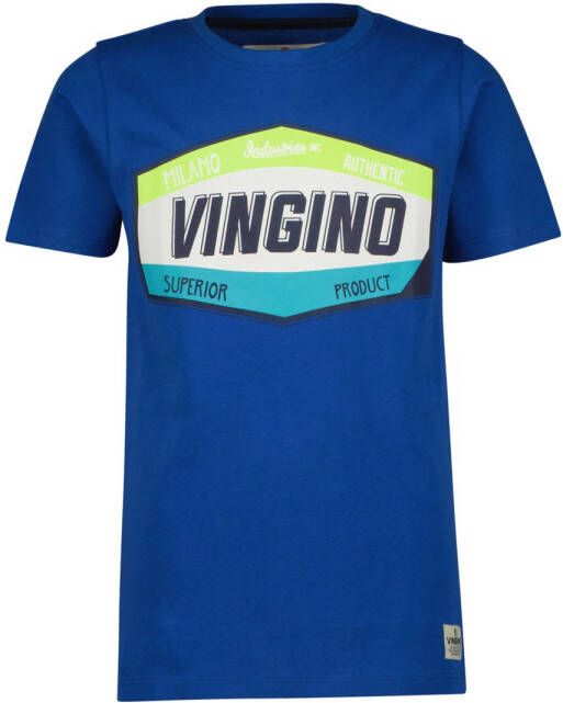 Vingino T-shirt HESDY met logo blauw