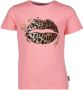 Vingino T-shirt Higella met printopdruk perzik roze - Thumbnail 1