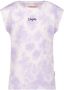 VINGINO T-shirt HILLA met all over print paars wit Meisjes Katoen Ronde hals 110 - Thumbnail 1