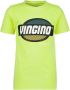 VINGINO T-shirt Hufo met logo neon geel Jongens Katoen Ronde hals Logo 104 - Thumbnail 1