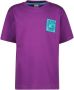 VINGINO Jongens Polo's & T-shirts Javey (oversized Fit) Paars - Thumbnail 2