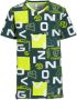 VINGINO T-shirt met all over print groen limegroen Jongens Stretchkatoen V-hals 122-128 - Thumbnail 1
