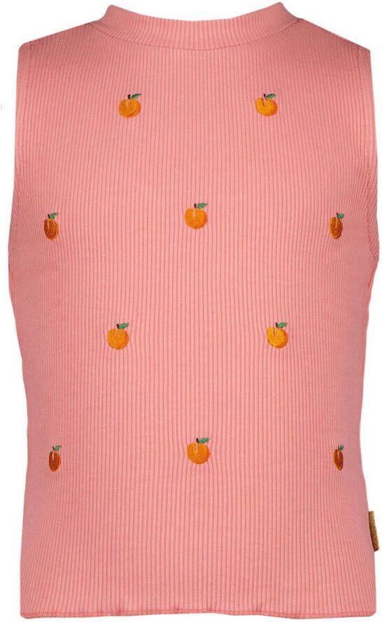 VINGINO T-shirt met fruitprint roze Meisjes Katoen Opstaande kraag All over print 140