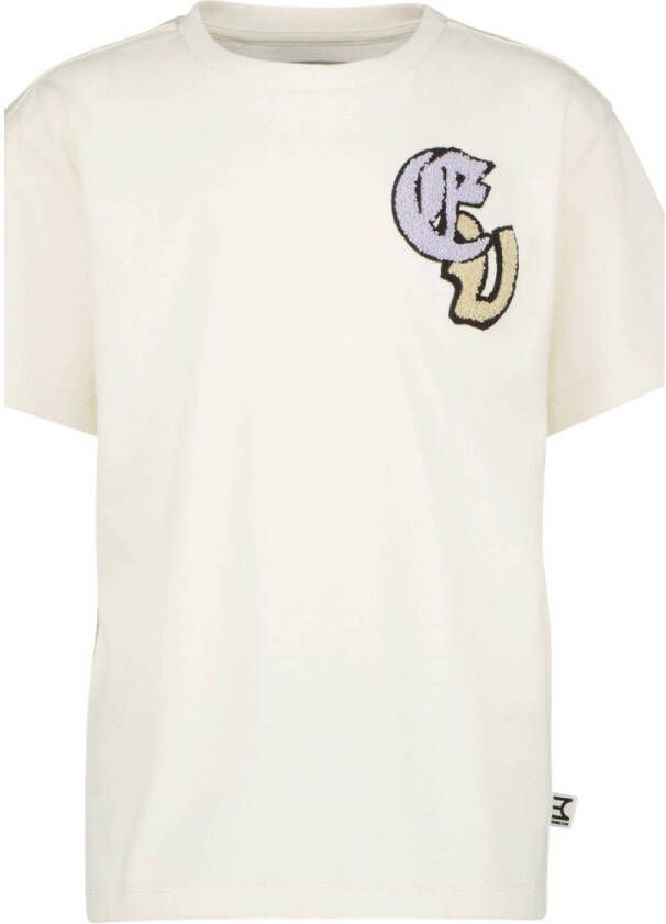 Vingino T-shirt met printopdruk off white