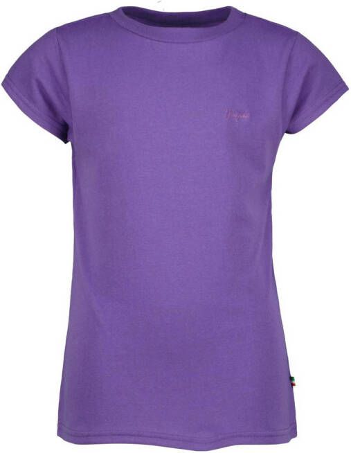 VINGINO T-shirt paars Meisjes Katoen Ronde hals Effen 104