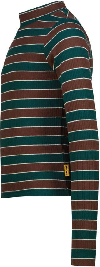 VINGINO Meisjes Tops & T-shirts Icon Stripe Top Col Donkergroen - Foto 4