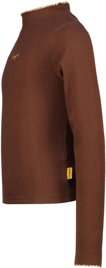 VINGINO Meisjes Tops & T-shirts Icon Rib Top Col Bruin - Foto 3