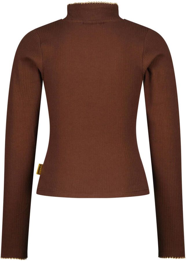VINGINO Meisjes Tops & T-shirts Icon Rib Top Col Bruin - Foto 4
