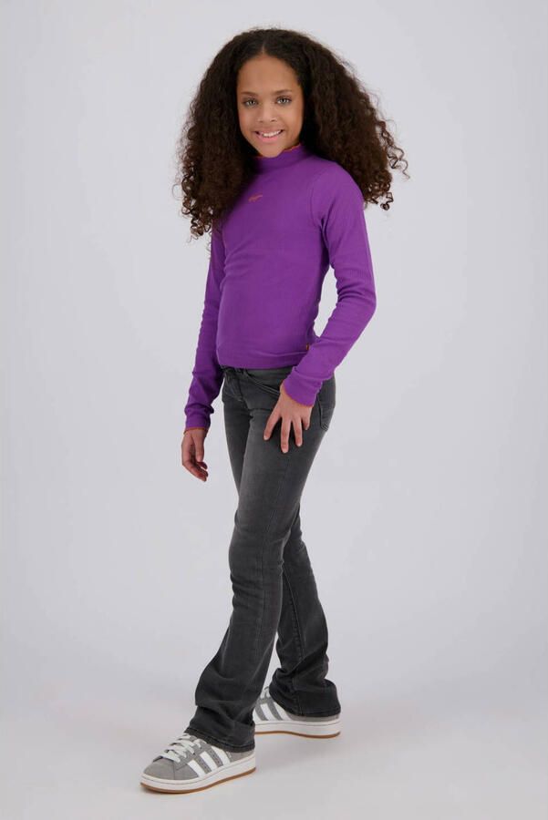 Vingino aansluitende longsleeve met tekst paars - Foto 2