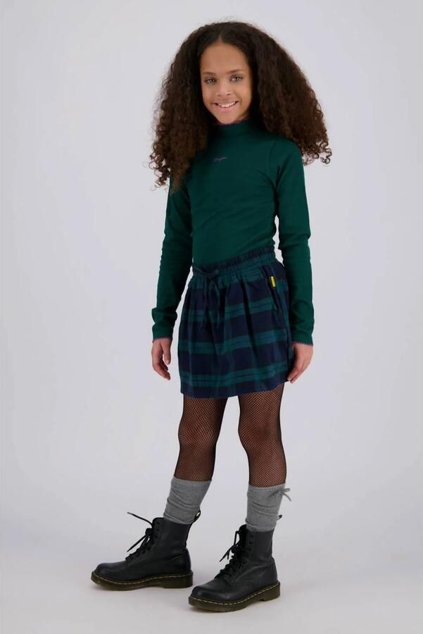 VINGINO Meisjes Tops & T-shirts Icon Rib Top Col Donkergroen - Foto 5