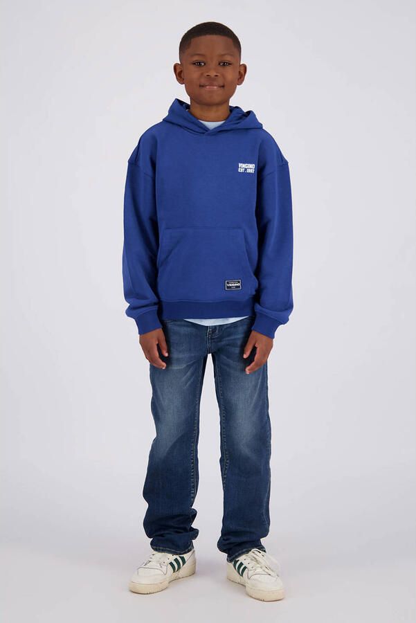 Vingino hoodie met logo blauw