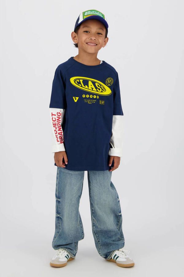 Vingino barrel jeans medium blue denim