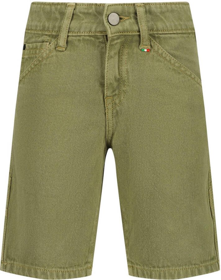 VINGINO bermuda Constanzo groen Korte broek Jongens Katoen Effen 152