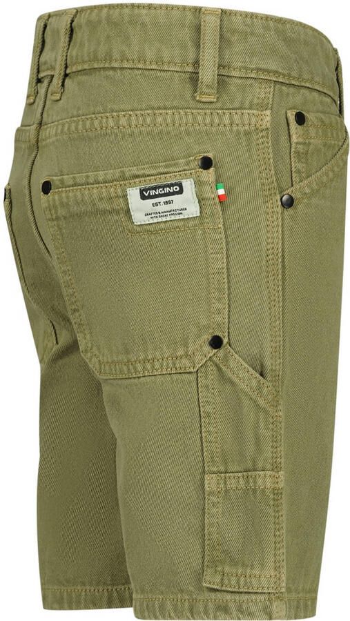 VINGINO bermuda Constanzo groen Korte broek Jongens Katoen Effen 152 - Foto 2
