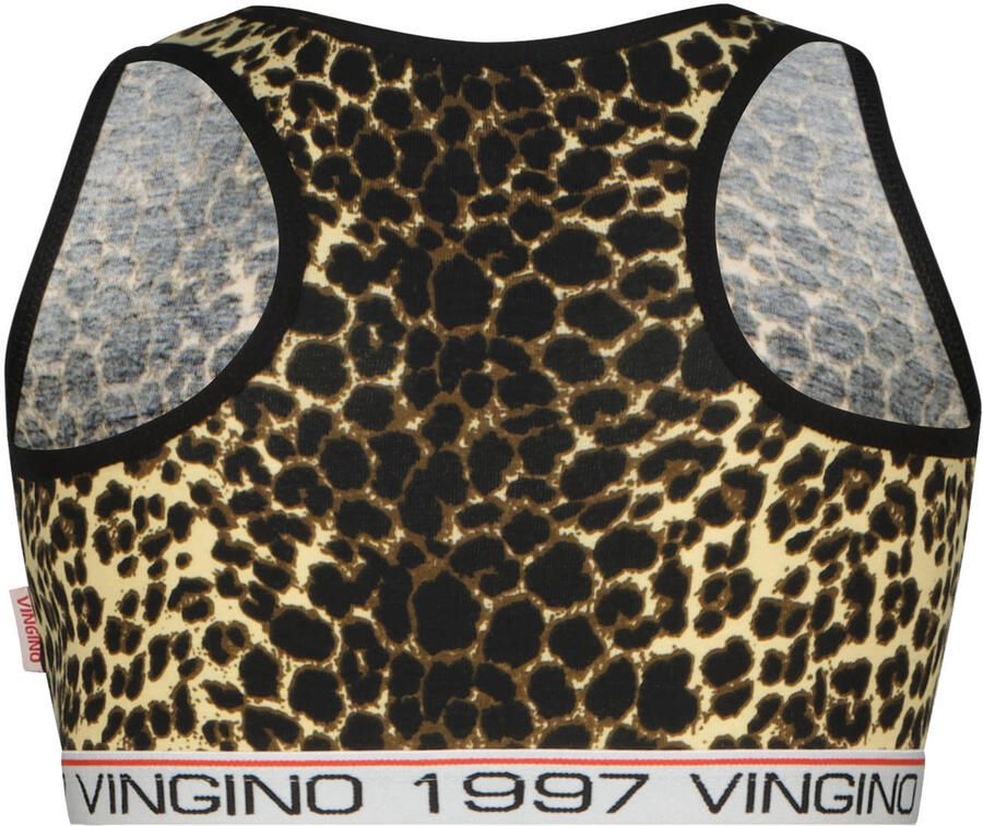 Vingino bh top + short panterprint bruin zwart - Foto 2