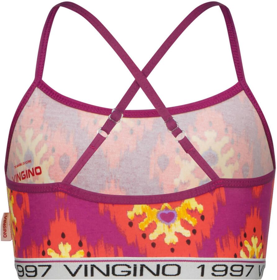 Vingino bh top + short roze rood geel - Foto 2