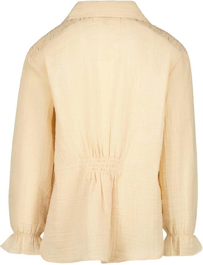 VINGINO blouse Lasley beige Meisjes Katoen V-hals Effen 152 - Foto 2