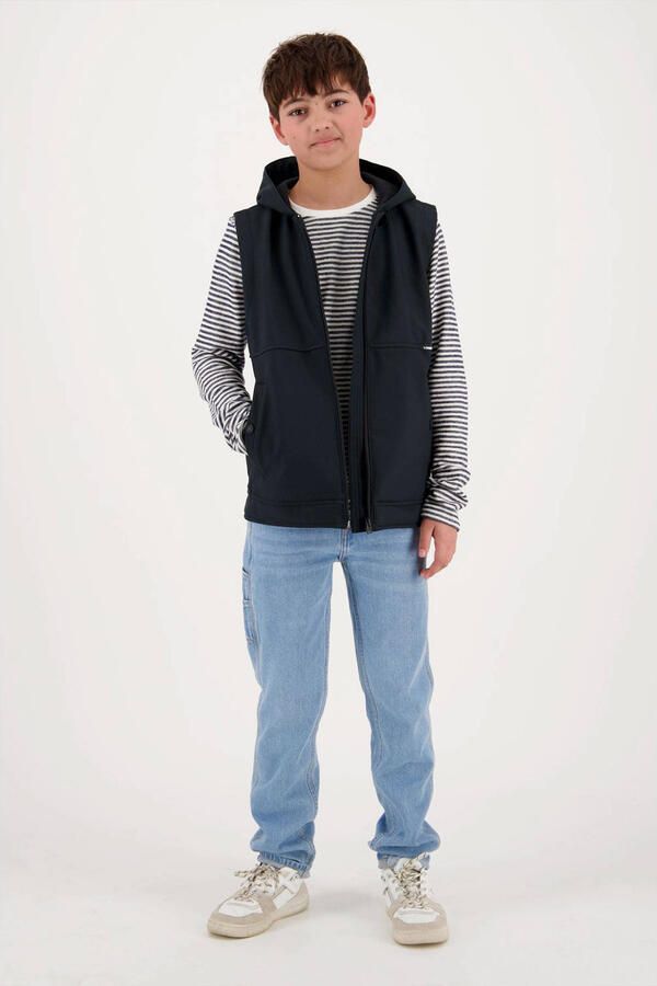 VINGINO bodywarmer Tjez zwart Jongens Polyester Capuchon Effen 128 - Foto 3