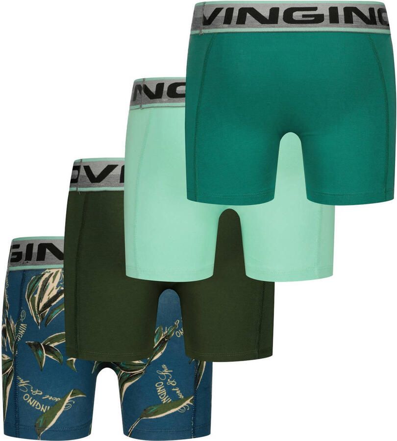 Vingino boxershort groen multicolor (set van 4) - Foto 3