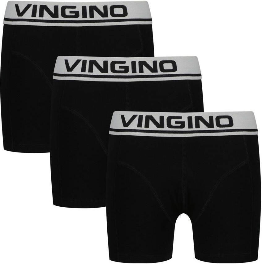 VINGINO Jongens Ondergoed & Nachtkleding Boys Boxer 3 Pack Zwart - Foto 5