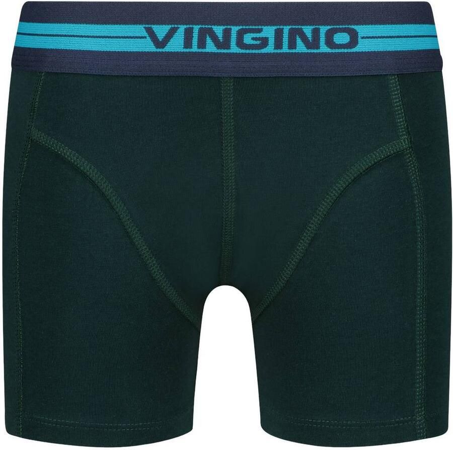 Vingino boxershorts meerkleurig (set van 3) Groen Jongens Stretchkatoen - Foto 2