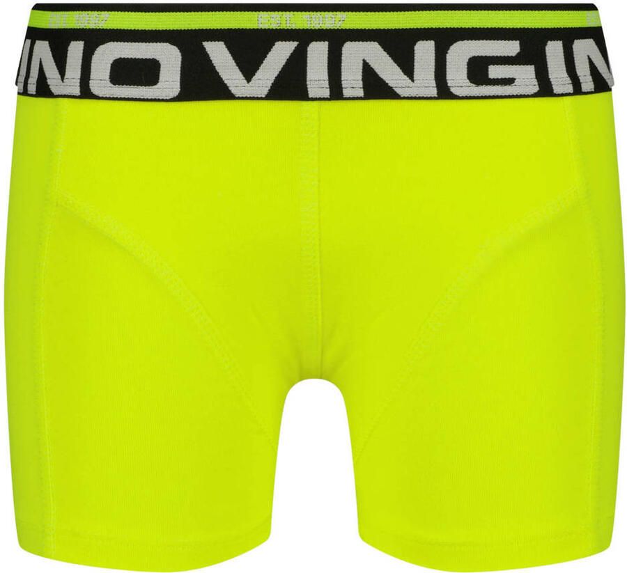 Vingino boxershorts met print blauw geel (set van 3) - Foto 3