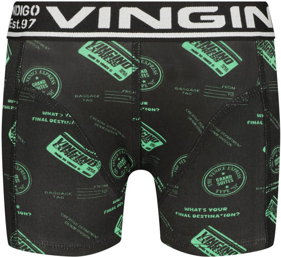 Vingino boxershorts met print groen (set van 7) - Foto 2