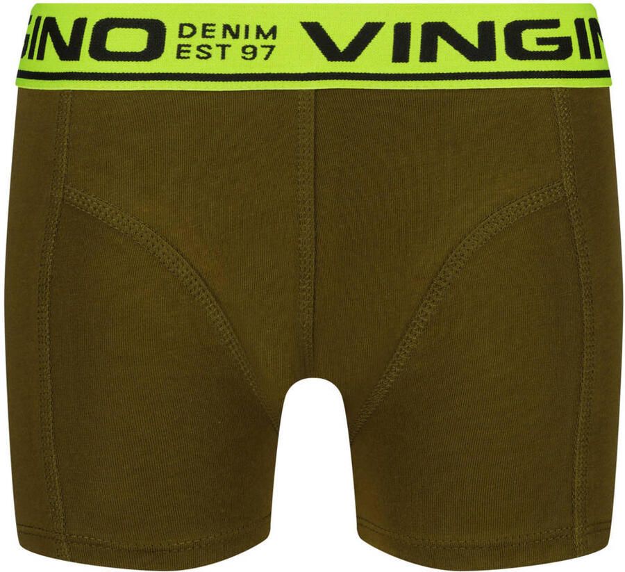 Vingino boxershorts met print groen (set van 7) - Foto 3