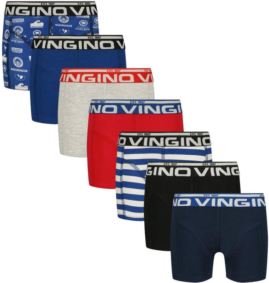 Vingino boxershorts met print (set van 7)